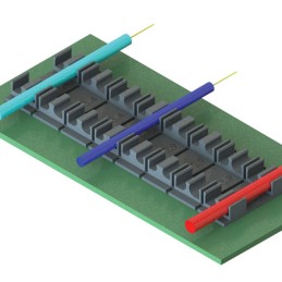 1 pcs : EFA04-18-ASS - FIBER OPTIC COUPLER CLIP 16 WAY