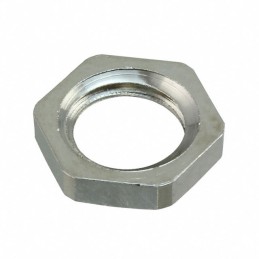 1 pcs : A8000.10 - LOCKNUT NICKEL PLATED BRASS M10