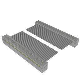 1 pcs : TCSD-17-D-10.00-01-N - 2MM DOUBLE ROW FEMALE IDC ASSEMB