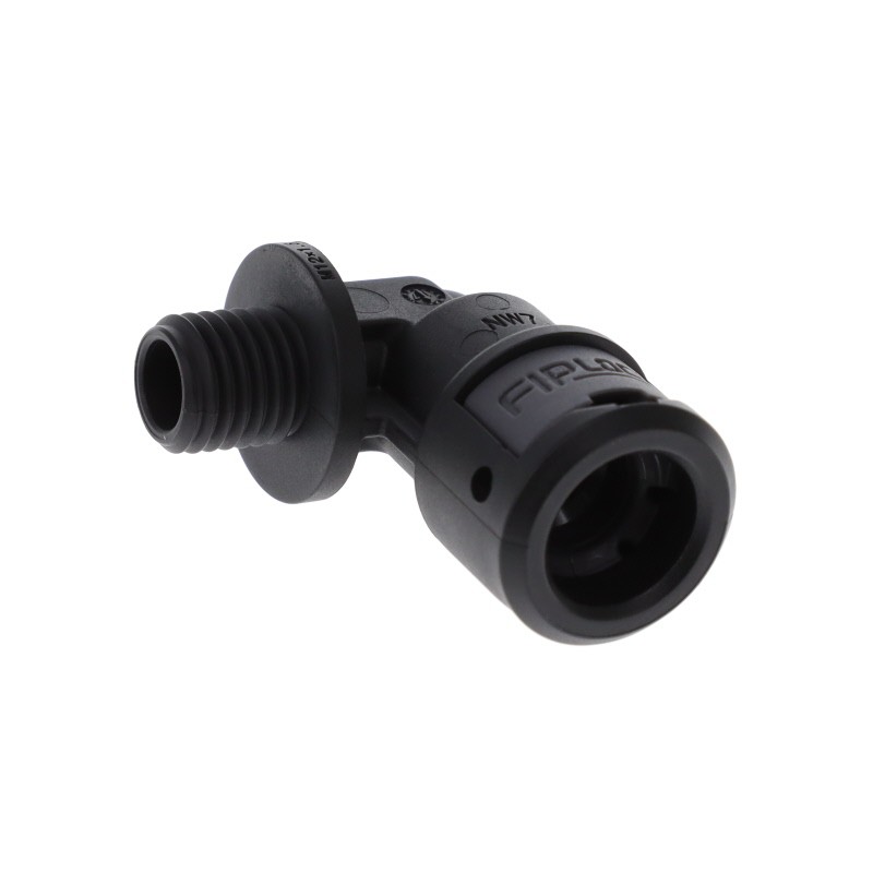 1 pcs : AWPA-07M12PB - FIPLOCK FITTING 90 ELBOW NW07