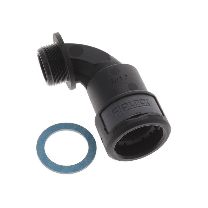 1 pcs : AEPA-17P16PB-11 - FIPLOCK FITTING 90 CURVED ELBO