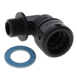 1 pcs : AWPA-12M16PB - FIPLOCK FITTING 90 ELBOW NW12