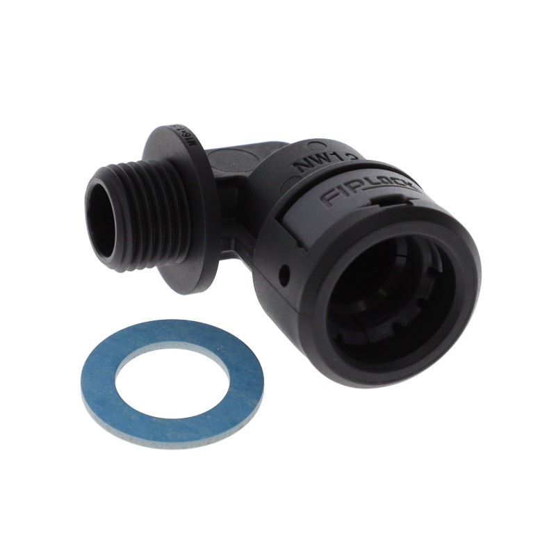 1 pcs : AWPA-12M16PB - FIPLOCK FITTING 90 ELBOW NW12