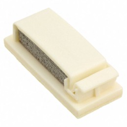 1 pcs : FCWSF-30-19 - CBL CLIP FLAT NATURAL ADHESIVE