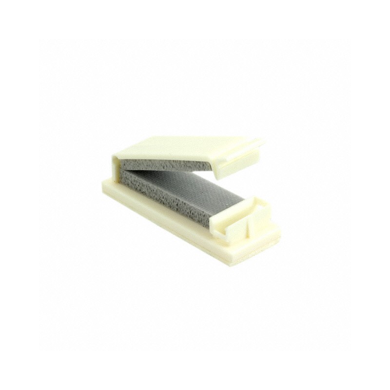 1 pcs : FCWSF-50-19 - CBL CLIP FLAT NATURAL ADHESIVE
