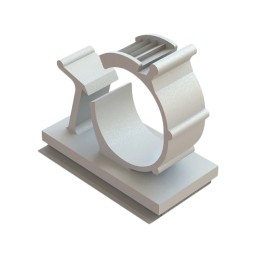 1 pcs : AKKSL-8710A-RT - CBL CLIP C-TYPE NATURAL ADHESIVE