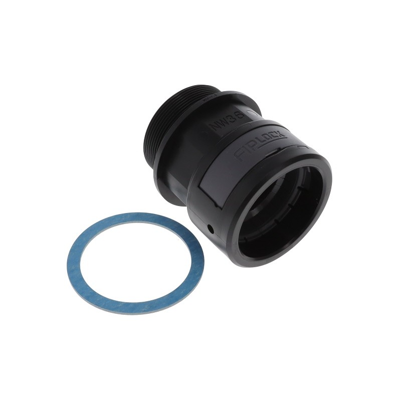 1 pcs : ASPA-36M50PB - FIPLOCK, FITTING STRAIGHT, NW36,