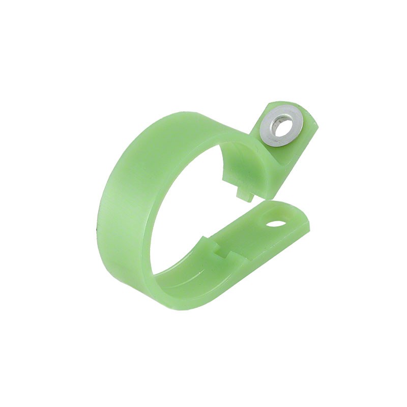 1 pcs : NM-20-R20 - CBL CLAMP P-TYPE GREEN FASTENER