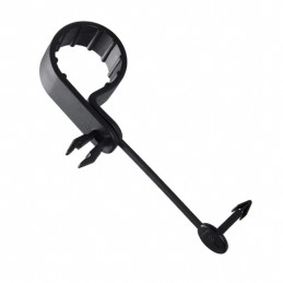 1 pcs : PC087-H25D-C0 - CBL CLAMP P-TYPE BLACK PUSH IN
