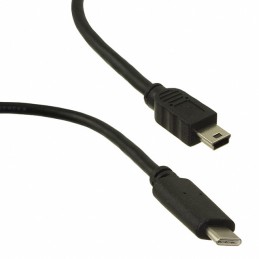 1 pcs : 105-1031-BL-00050-1 - CBL MINI B PLUG TO C PLUG 1.64'