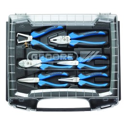 1 pcs - Gedore 1708155 6-Piece Plier Set, 250 mm Overall