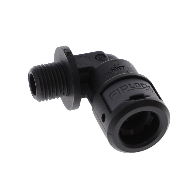 1 pcs : AWPA-07P07PB-11 - FIPLOCK FITTING 90 ELBOW NW07