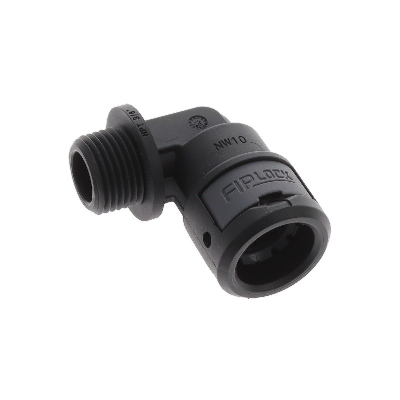 1 pcs : AWPA-10N01PB - FIPLOCK FITTING 90 ELBOW NW10