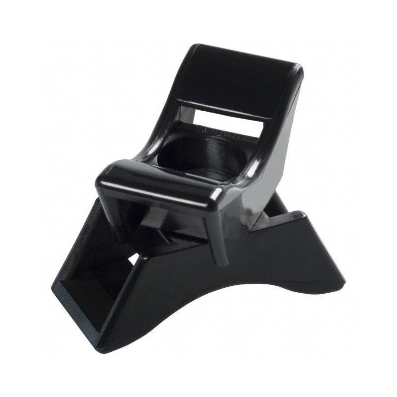 1 pcs : TMEH-X2-L0Y - CABLE TIE HLDR DUAL SWIVEL BLACK