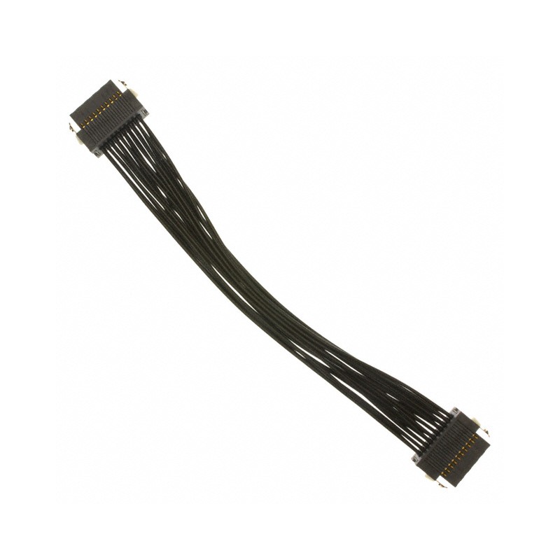 1 pcs : SFSD-10-28-H-05.00-DR-NUS - CABLE ASSY SOCKET 20POS 28AWG