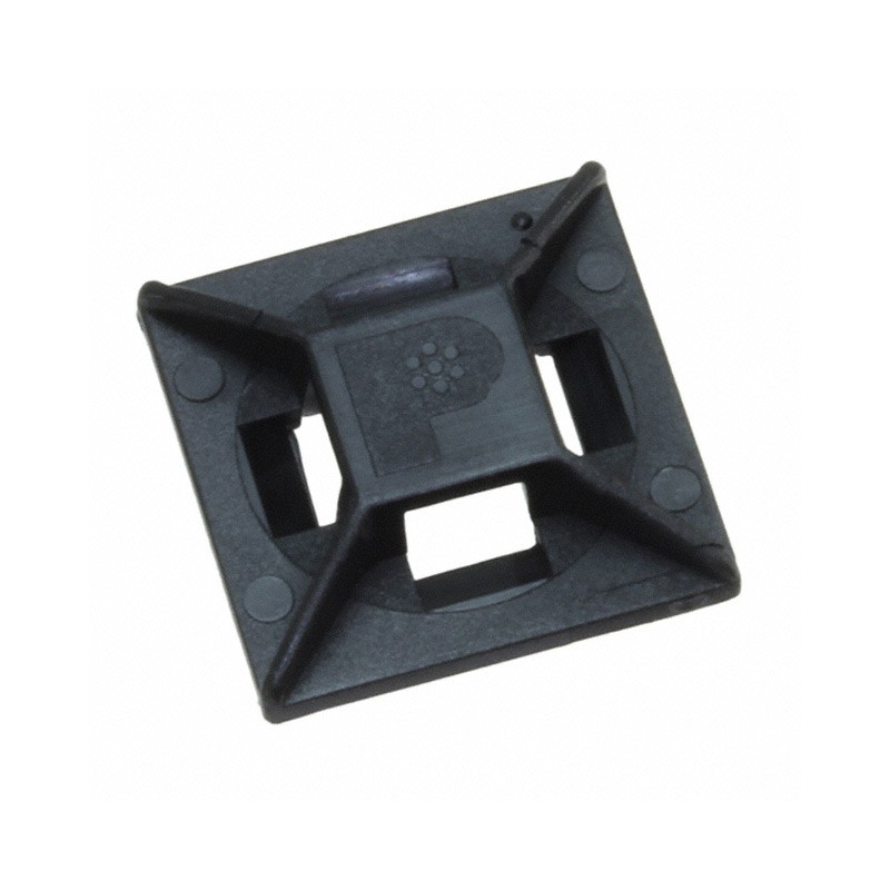 1 pcs : ABM1M-M0 - CABLE TIE HLDR QUAD BLK 1QTY1