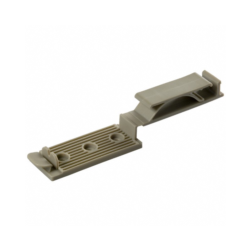 1 pcs : FCH2-S6-C14 - CABLE TIE HLDR SNGLE ADH GRAY
