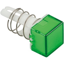 5 pcs - Idec Green Square Push Button Lens for Use with A8 Series