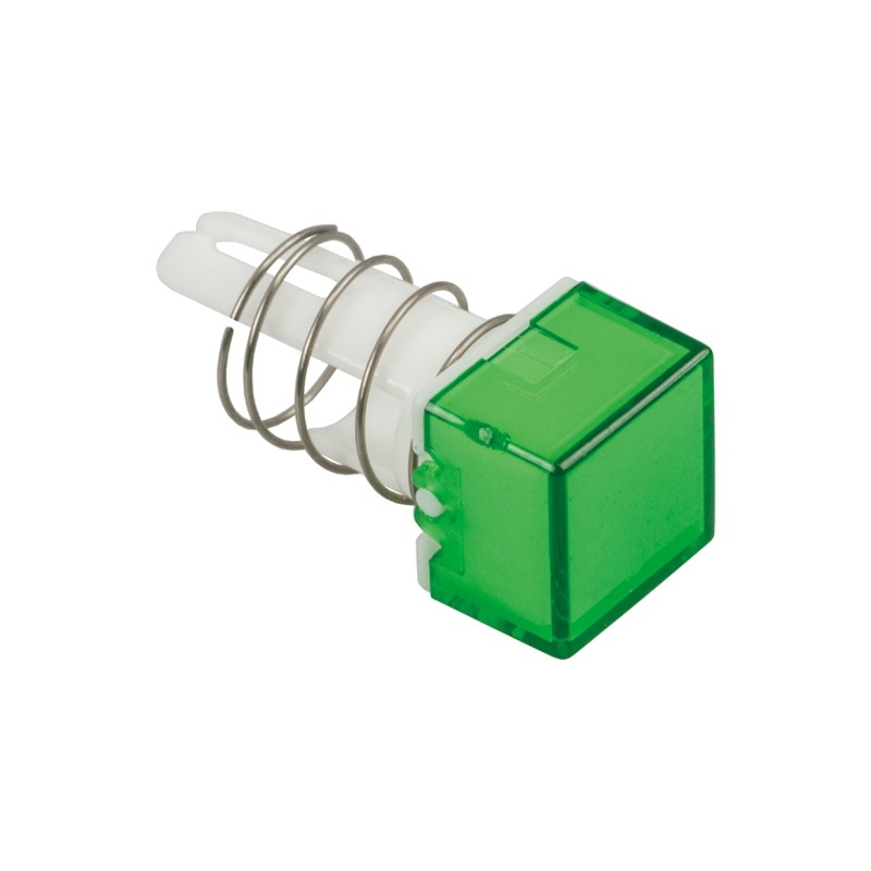 5 pcs - Idec Green Square Push Button Lens for Use with A8 Series