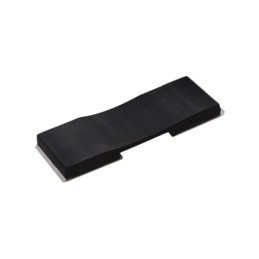1 pcs : FCC-16-3-RT - CBL CLAMP FLAT BLACK ADHESIVE