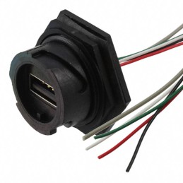 1 pcs : 0847290010 - CBL A RCPT TO WIRE W/COUPL 0.5'