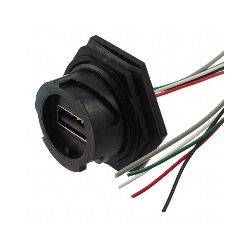 1 pcs : 0847290010 - CBL A RCPT TO WIRE W/COUPL 0.5'