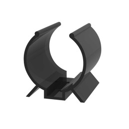 1 pcs : VM-1024 - CBL CLIP U-TYPE BLACK FASTENER