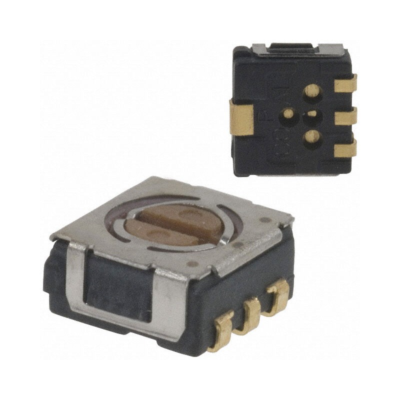 5 pcs - Nidec Components 3 Way Surface Mount Rotary Switch, Rotary Actuator