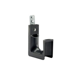 1 pcs : JP75WP2B-L20 - CBL SPRT J-HOOK BLACK WALL MNT