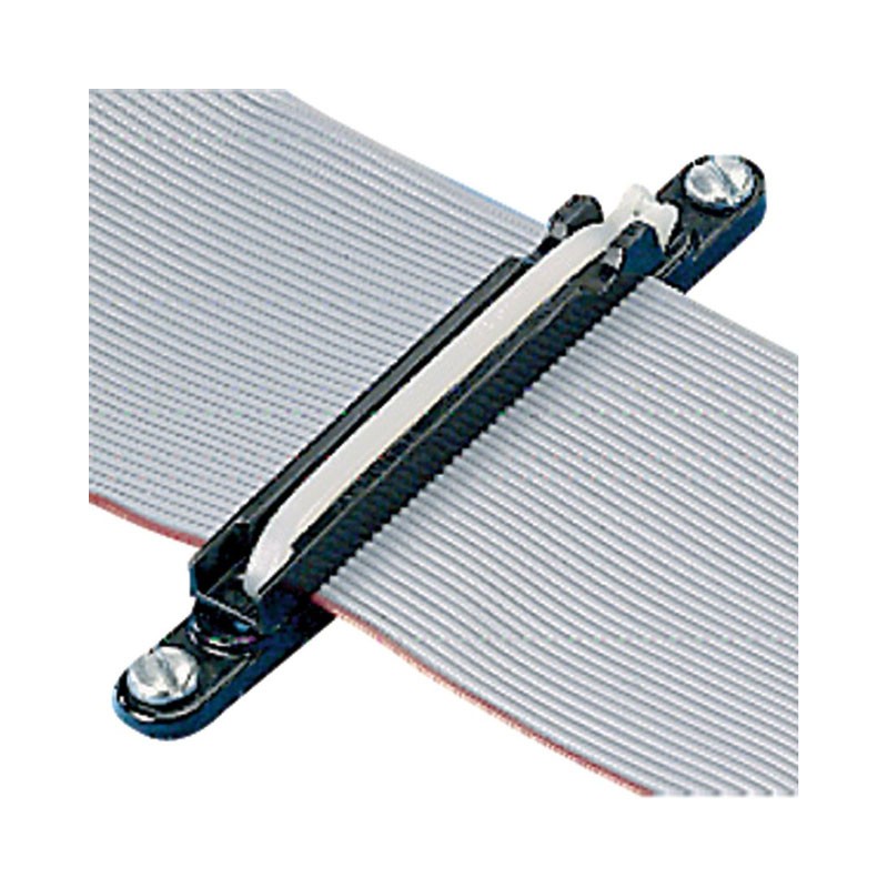 1 pcs : FCPI1-C20 - CBL CLAMP FLAT BLACK CABLE TIE