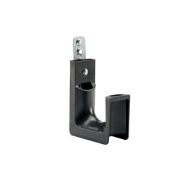1 pcs : JP131WP2B-L20 - CBL SPRT J-HOOK BLACK WALL MNT