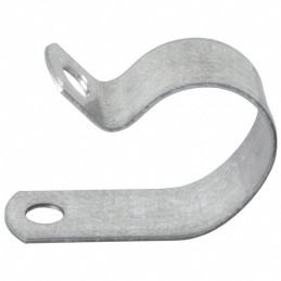 1 pcs : 8108 - CBL CLAMP P-TYPE SILVER FASTENER