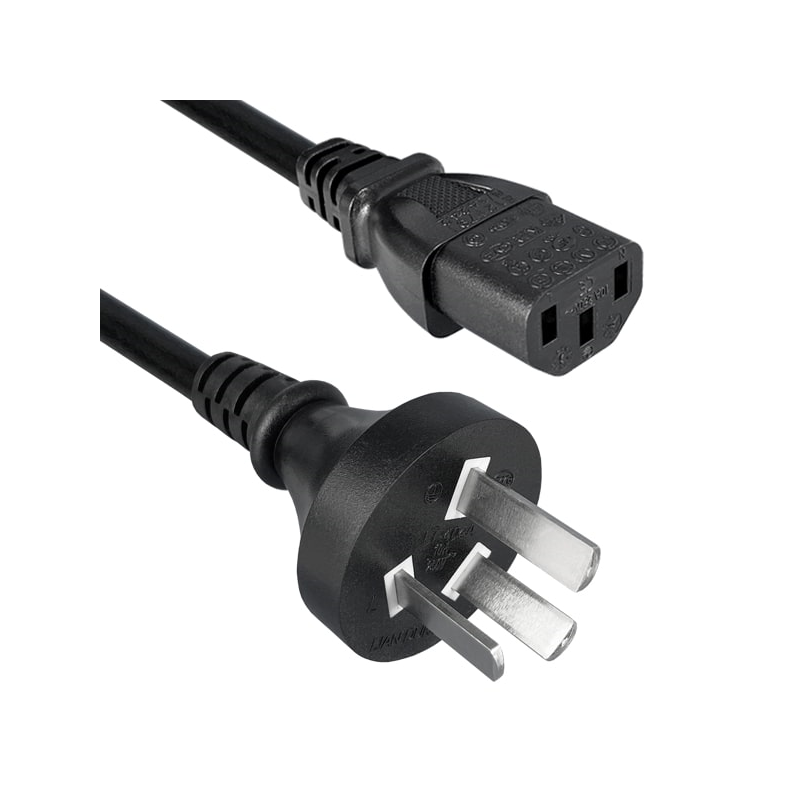 1 pcs : 399013-01 - CORD 18AWG IEC 320-C13 8.20' BLK