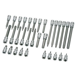 1 pcs - SAM 1/2 in Drive Bit Socket, Torx Bit, T45, 55 mm Overall Length