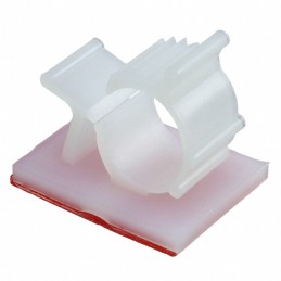 1 pcs : AKKL-3140-DHB - CBL CLIP C-TYPE NATURAL ADHESIVE
