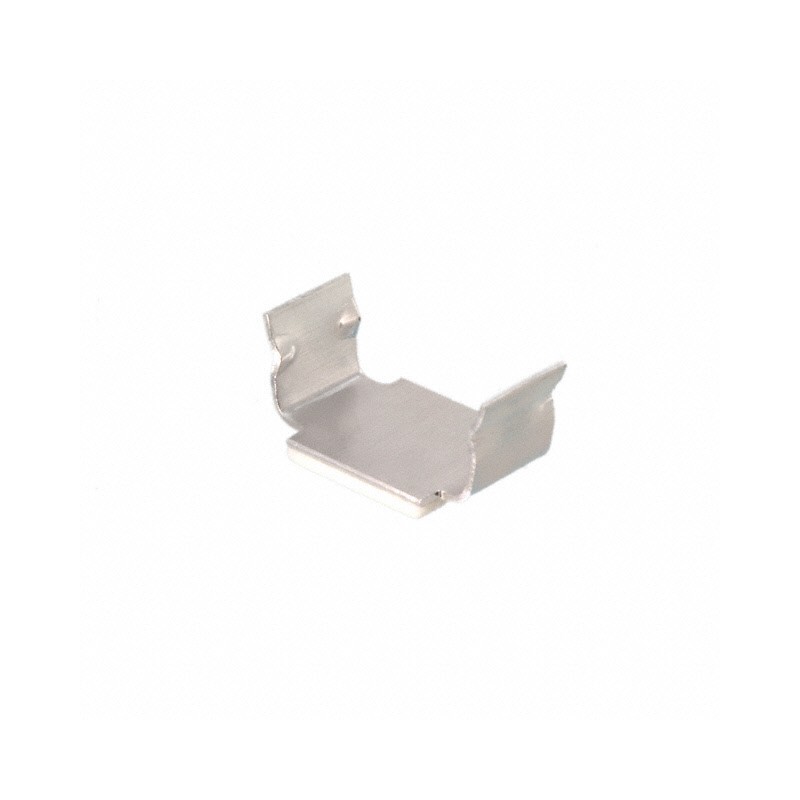 1 pcs : AFCC-08 - CBL CLIP FLAT C-TYPE SILVER ADH