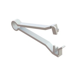 1 pcs : FCLCS - CBL CLIP FLAT NATURAL