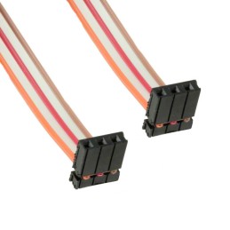 1 pcs : IDSS-03-D-18.00 - CABLE RIBBON SOCKET SGNL 3 PIN