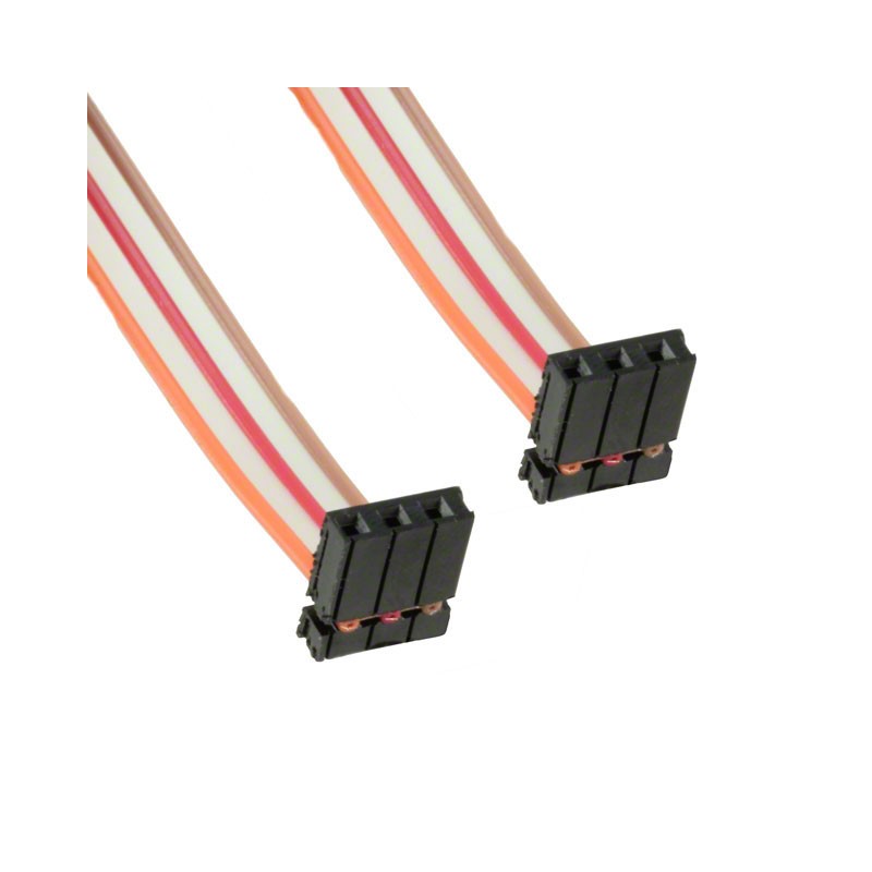 1 pcs : IDSS-03-D-18.00 - CABLE RIBBON SOCKET SGNL 3 PIN