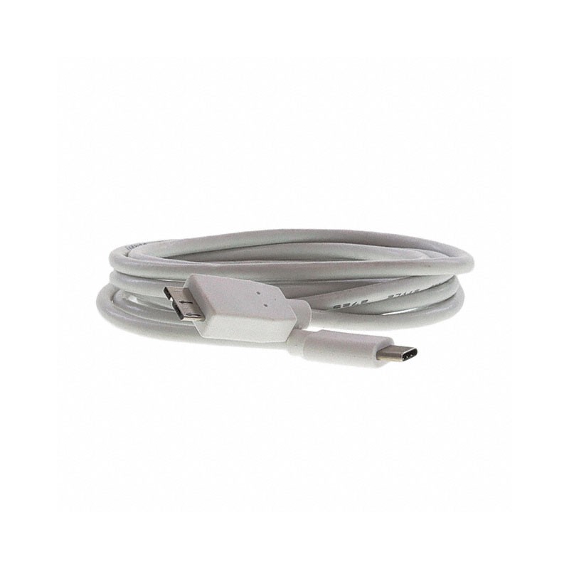 1 pcs : USBCM302M0MICBMMWHR - CABLE MCR B PLUG TO C PLUG 6.56'