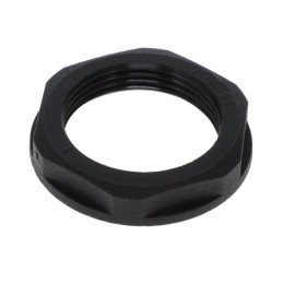 1 pcs : NTPA-P21B - FIPLOCK, LOCKNUT, PG21, BLACK