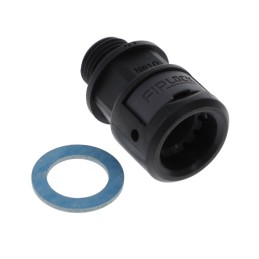 1 pcs : ASPA-10P09PB-11 - FIPLOCK, FITTING STRAIGHT, NW10,