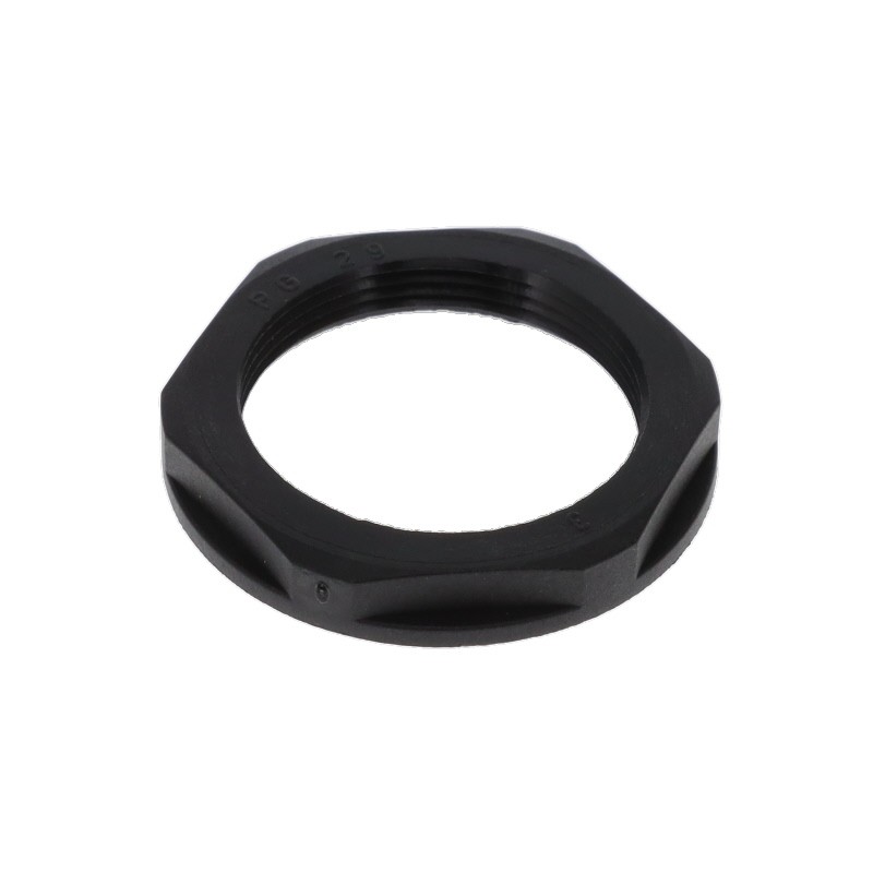 1 pcs : NTPA-P29B - FIPLOCK, LOCKNUT, PG29, BLACK