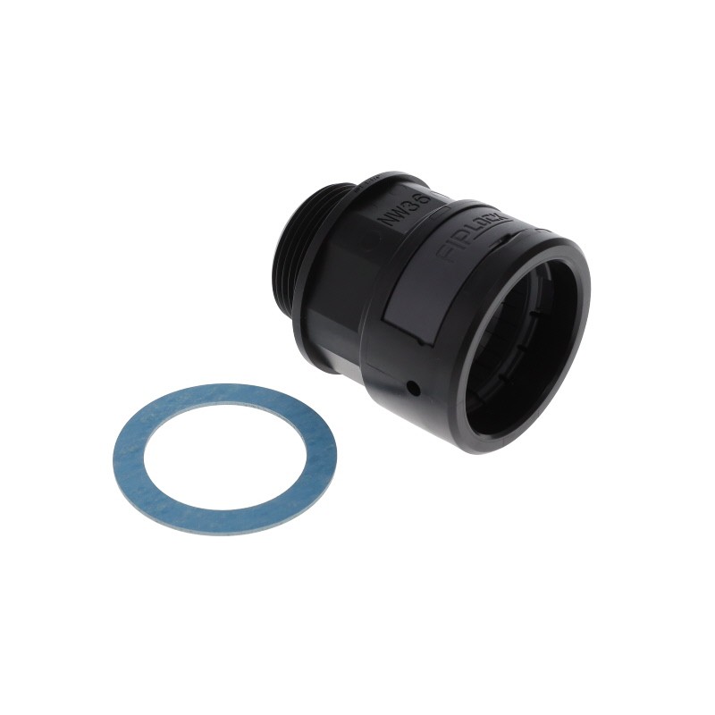 1 pcs : ASPA-36N07PB - FIPLOCK, FITTING STRAIGHT, NW36,