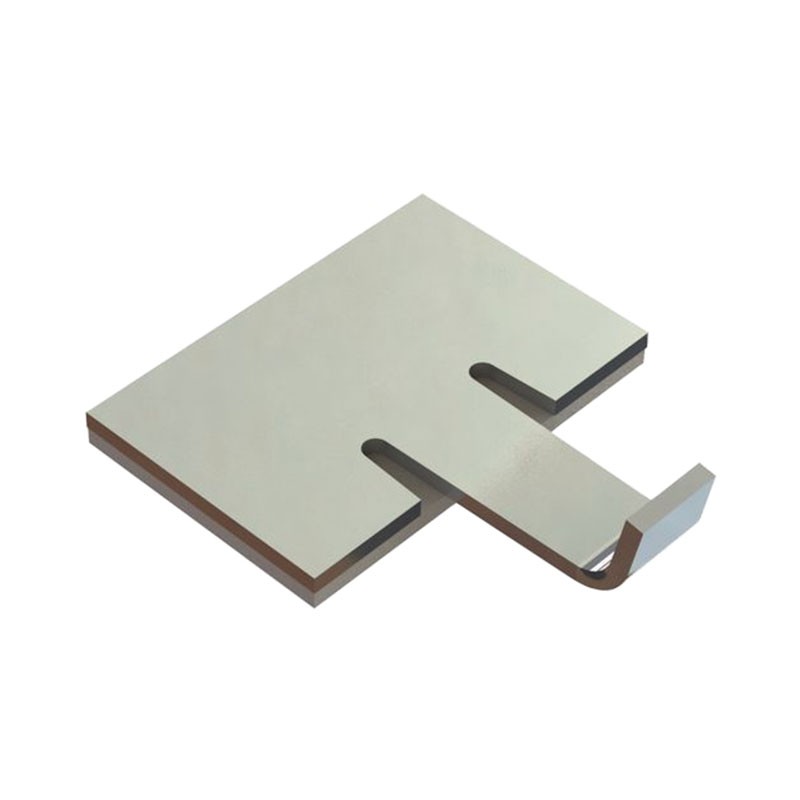 1 pcs : RAK-2 - CBL CLIP BEND SILVER ADHESIVE