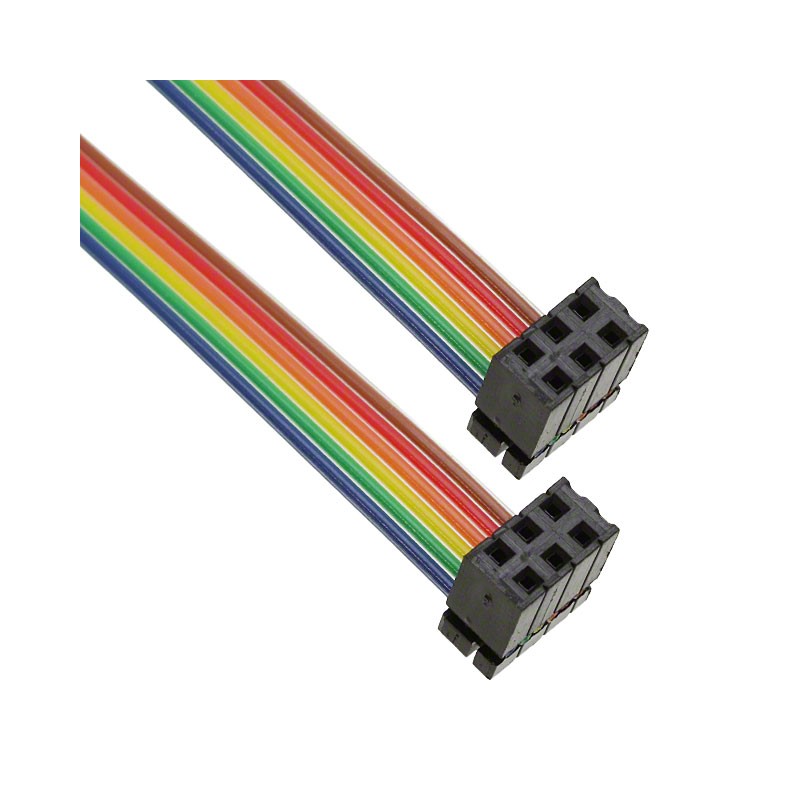 1 pcs : IDSD-03-D-06.00-T - IDC CABLE F-F 6POS 6 LONG