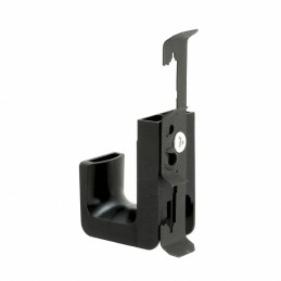 1 pcs : JP75DW-L20 - CBL SPRT J-HOOK BLACK ROD MOUNT