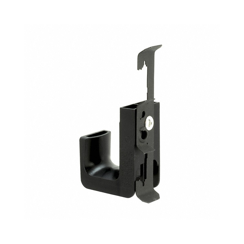 1 pcs : JP75DW-L20 - CBL SPRT J-HOOK BLACK ROD MOUNT