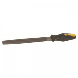 1 pcs - CK 150mm, Second Cut, Half Round Engineers File With Soft-Grip Handle