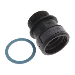 1 pcs : ASPA-29M40PB - FIPLOCK, FITTING STRAIGHT, NW29,